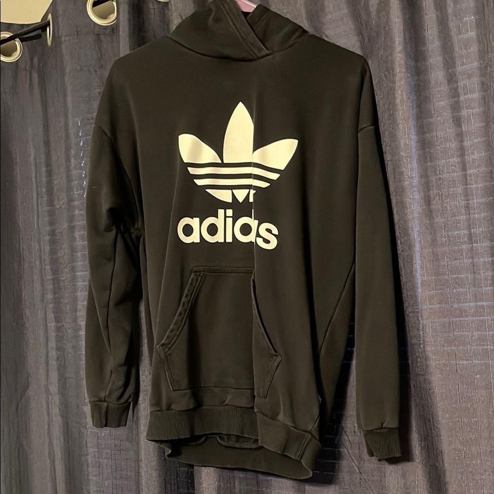 Adidas Black Pullover with Iconic White Emblem